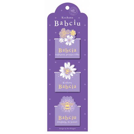 Zakładki magnetyczne Pan Dragon Set Bees Babcia